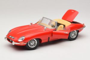 Jaguar E-Type Series 1 Kabriolet Czerwony Bburago 1:18 3038 Metal — zdjęcie 2 z 8