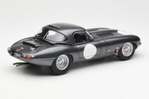 Jaguar E-Type Series 1 Coupe Lightweight Ciemnoszary AUTOart 1:18 73647 Metal — zdjęcie 3 z 8