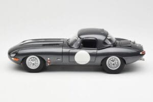 Jaguar E-Type Series 1 Coupe Lightweight Ciemnoszary AUTOart 1:18 73647 Metal — zdjęcie 4 z 8