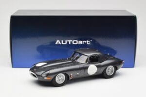 Jaguar E-Type Series 1 Coupe Lightweight Ciemnoszary AUTOart 1:18 73647 Metal — zdjęcie 8 z 8