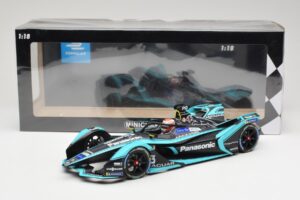 Jaguar I-Type 3 Panasonic Jaguar Racing #3 N. Piquet Jr. Formula E Season 5 2019 Minichamps 1:18 114180003 Metal — zdjęcie 6 z 6