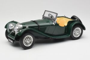 Jaguar SS 100 Roadster Zielony Bburago 1:18 3006 Metal