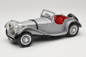 Jaguar SS100 Srebrny Bburago 1:18 3006-M2 Metal