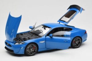 Jaguar XKR-S X150 French Racing Niebieski AUTOart 1:18 73641 Metal — zdjęcie 2 z 8