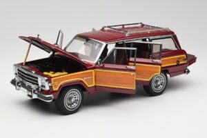 Jeep Grand Wagoneer Classic Czerwony AUTOart 1:18 74002 Metal — zdjęcie 2 z 8
