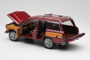 Jeep Grand Wagoneer Classic Czerwony AUTOart 1:18 74002 Metal — zdjęcie 5 z 8