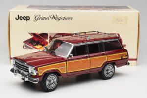 Jeep Grand Wagoneer Classic Czerwony AUTOart 1:18 74002 Metal — zdjęcie 8 z 8