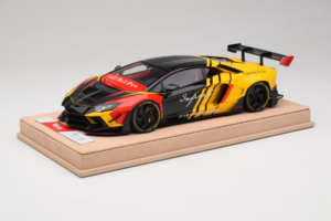 Lamborghini Aventador Liberty Walk Infinite Czarny Żółty Timothy & Pierre 1:18 REMC035 Metal — zdjęcie 2 z 7