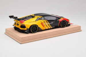 Lamborghini Aventador Liberty Walk Infinite Czarny Żółty Timothy & Pierre 1:18 REMC035 Metal — zdjęcie 3 z 7