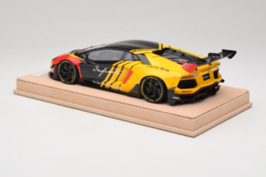 Lamborghini Aventador Liberty Walk Infinite Czarny Żółty Timothy & Pierre 1:18 REMC035 Metal — zdjęcie 5 z 7