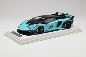 Lamborghini Aventador Liberty Walk LB-Silhouette WORKS GT Evo Miętowy Zielony IVY 1:18 REMC001 Żywica — zdjęcie 2 z 7