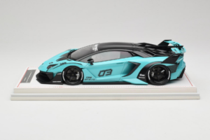 Lamborghini Aventador Liberty Walk LB-Silhouette WORKS GT Evo Miętowy Zielony IVY 1:18 REMC001 Żywica