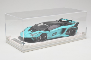 Lamborghini Aventador Liberty Walk LB-Silhouette WORKS GT Evo Miętowy Zielony IVY 1:18 REMC001 Żywica — zdjęcie 6 z 7