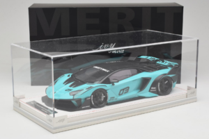 Lamborghini Aventador Liberty Walk LB-Silhouette WORKS GT Evo Miętowy Zielony IVY 1:18 REMC001 Żywica — zdjęcie 7 z 7