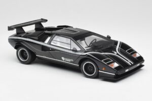 Lamborghini Countach LP500S Czarny Kyosho 1:18 08326K Metal — zdjęcie 6 z 8