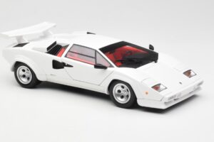 Lamborghini Countach LP500S Biały Kyosho 1:18 08320E Metal — zdjęcie 6 z 8