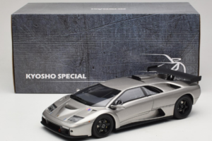 Lamborghini Diablo GT-R Srebrny Kyosho 1:18 KSR18509S Żywica — zdjęcie 6 z 6