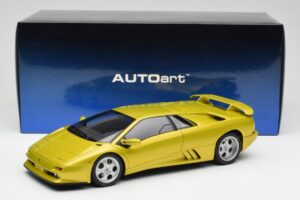 Lamborghini Diablo SE30 Anniversary Edition Żółty Spyder AUTOart 1:18 79157 Metal — zdjęcie 8 z 8
