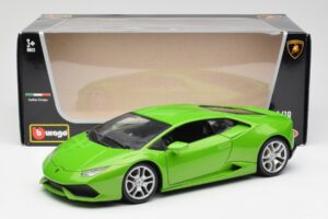 Lamborghini Huracan LP610-4 Zielony Bburago 1:18 18-11038 Metal — zdjęcie 8 z 8