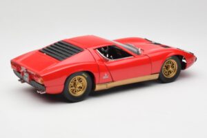 Lamborghini Miura Czerwony Anson 1:18 30302 Metal — zdjęcie 3 z 8