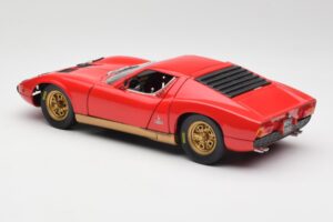 Lamborghini Miura Czerwony Anson 1:18 30302 Metal — zdjęcie 7 z 8