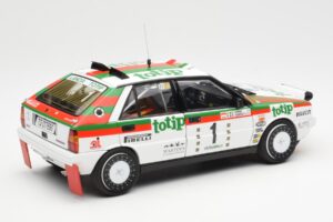 Lancia Delta HF 4WD #1 D. Cerrato Totip Rally Targa Florio 1987 Kyosho 1:18 08960C Metal — zdjęcie 3 z 8