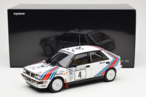 Lancia Delta HF 4WD #4 M. Alen / I. Kivimaki Martini Rally 1000 Lakes 1987 Kyosho 1:18 08960B Metal — zdjęcie 8 z 8