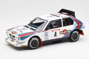 Lancia Delta S4 Martini #4 H. Toivonen / S. Cresto Rally Tour de Corse 1986 AUTOart 1:18 88620 Metal