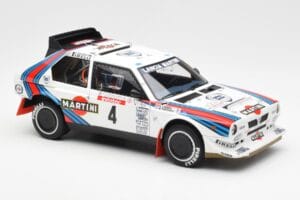 Lancia Delta S4 Martini #4 H. Toivonen / S. Cresto Rally Tour de Corse 1986 AUTOart 1:18 88620 Metal — zdjęcie 6 z 8