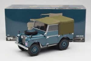 Land Rover 88 Series I Jasnoniebieski Minichamps 1:18 150168907 Metal — zdjęcie 8 z 8