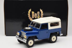 Land Rover Lightweight Series III Ciemnoniebieski BoS Models 1:18 BOS382 Żywica — zdjęcie 6 z 6
