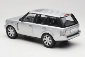 Land Rover Range Rover L322 Srebrny Welly 1:18 12536W Metal — zdjęcie 7 z 8