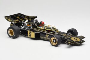 Lotus 72D #5 E. Fittipaldi John Player Special GP Spain 1972 MCG 1:18 MCG18610F Metal — zdjęcie 2 z 6