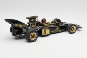 Lotus 72D #5 E. Fittipaldi John Player Special GP Spain 1972 MCG 1:18 MCG18610F Metal — zdjęcie 3 z 6