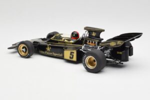 Lotus 72D #5 E. Fittipaldi John Player Special GP Spain 1972 MCG 1:18 MCG18610F Metal — zdjęcie 4 z 6