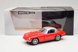 Lotus Elise S1 Czerwony i Srebrny Whitebox 1:18 WB18003 Metal — zdjęcie 8 z 8