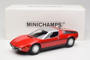 Maserati Bora Czerwony & Srebrny Minichamps 1:18 107123721 Żywica — zdjęcie 6 z 6