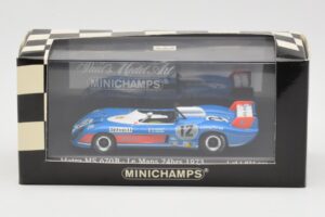 Matra Simca MS670B #12 J-P. Beltoise / J-P. Jabouille / J-P. Jaussaud 24 Hours of Le Mans 1973 Minichamps 1:43 430731112 Meta — zdjęcie 4 z 4