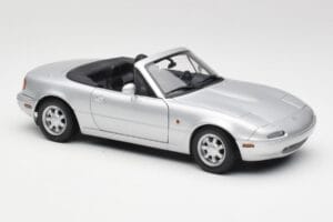Mazda MX-5 Miata NA Highlight Srebrny Gate 1:18 1015 Metal — zdjęcie 6 z 8