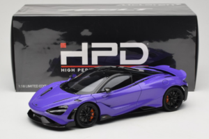 McLaren 765LT Fioletowy HPD 1:18 HPD18005 Metal — zdjęcie 8 z 8