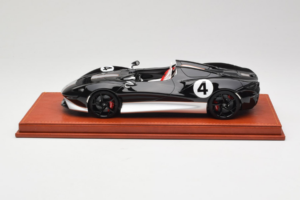 McLaren Elva Czarny Srebrny AB Models 1:18 REMC022 Żywica