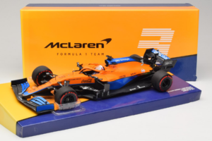 McLaren MCL35M Mercedes #3 D. Ricciardo McLaren F1 Team Bahrain Grand Prix 2021 Minichamps 1:18 533211803 Żywica — zdjęcie 7 z 7