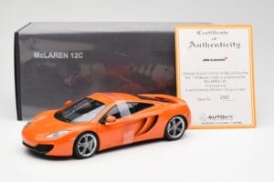 McLaren MP4-12C Pomarańczowy AUTOart 1:18 76006 Metal — zdjęcie 8 z 8