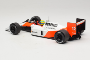McLaren MP4/4 Honda #12 A. Senna Marlboro McLaren F1 World Champion 1988 Minichamps 1:18 540881812 Metal — zdjęcie 5 z 7