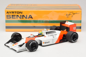 McLaren MP4/4 Honda #12 A. Senna Marlboro McLaren F1 World Champion 1988 Minichamps 1:18 540881812 Metal — zdjęcie 7 z 7