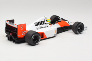 McLaren MP4/5B Honda #27 A. Senna Marlboro McLaren F1 World Champion 1990 Minichamps 1:18 540901827 Metal — zdjęcie 2 z 7