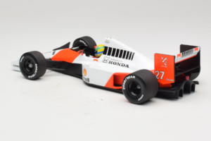 McLaren MP4/5B Honda #27 A. Senna Marlboro McLaren F1 World Champion 1990 Minichamps 1:18 540901827 Metal — zdjęcie 5 z 7