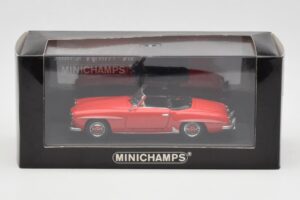 Mercedes 190 SL W121 Czerwony Minichamps 1:43 940033131 Metal — zdjęcie 4 z 4