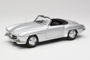 Mercedes 190 SL W121 Srebrno Szary Minichamps 1:18 100037031 Metal