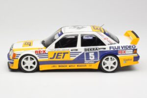 Mercedes 190E 2.5-16 EVO 1 W201 Team MS-Jet #5 M. Reuter DTM 1989 Minichamps 1:18 155893605 Metal — zdjęcie 3 z 6
